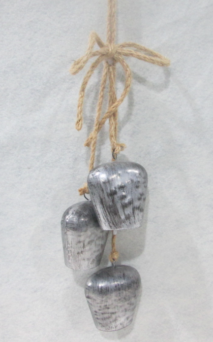 Silver Bell Cluster Hanging Ornament