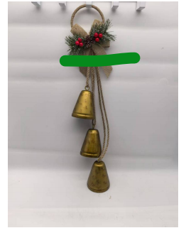 Three-Bell Holiday Door Hanger