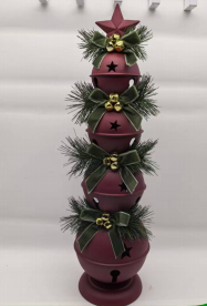 Red Bell Christmas Tree Decoration