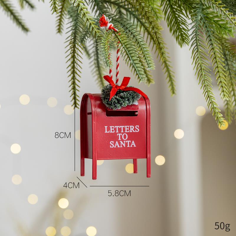 Metal Christmas Mailbox Style 002